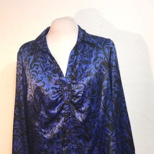 WORTHINGTON 2X Satin Blouse